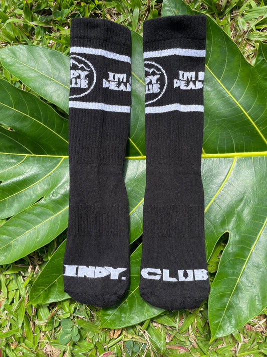 Unisex Calf Socks (Black)